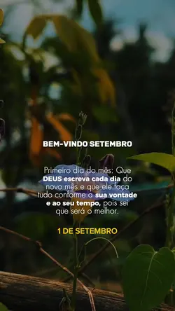 Setembro bem-vindo