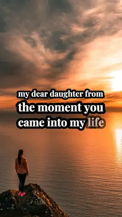 To my daughter 