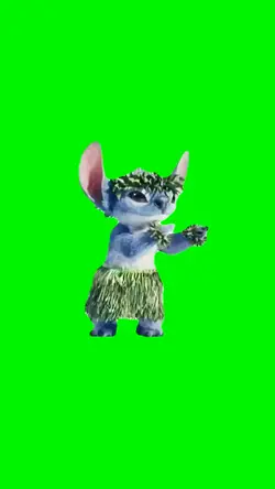 Stitch hula 