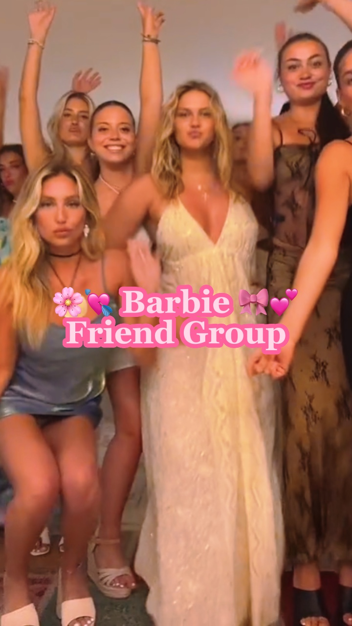 Groupe d'amis Barbie