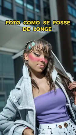 foto d perto e longe