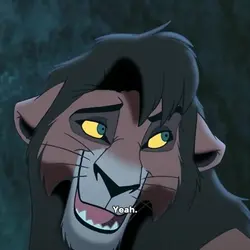 Kovu being sassy