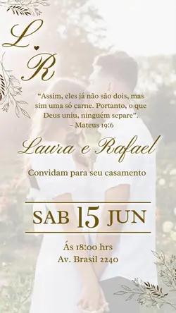 Convite casamento 