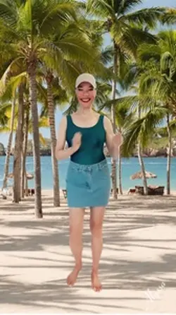 Tropical Beach Palms