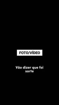 Vão dize q foi sorte