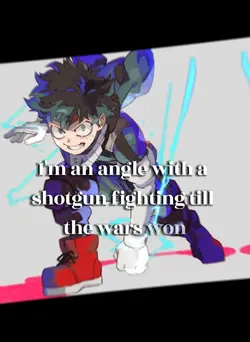 Deku has a shotgun 😰