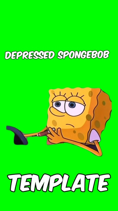 Depressed SpongeBob 