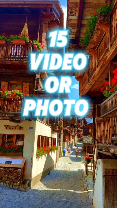 15 video or photo 
