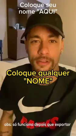 Ney falando seu nome
