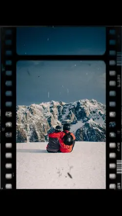 Scrolling film frame