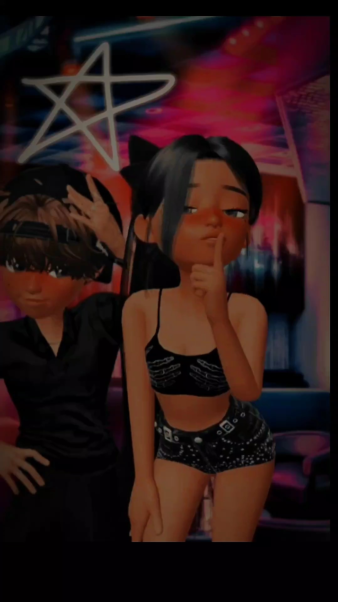 at a club w/ rat