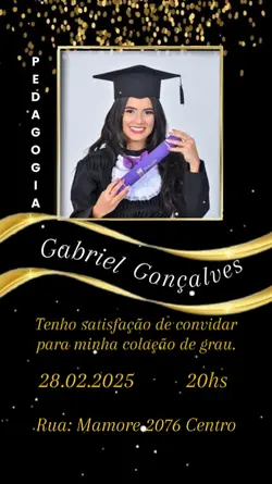 Convite Formatura 
