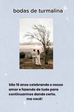 16 anos de casados