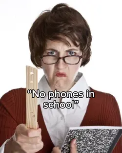 No phones in school