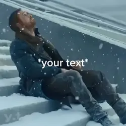 Snowy sad day 