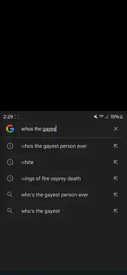 Gayest person edit