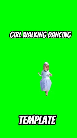 Girl walking dancing