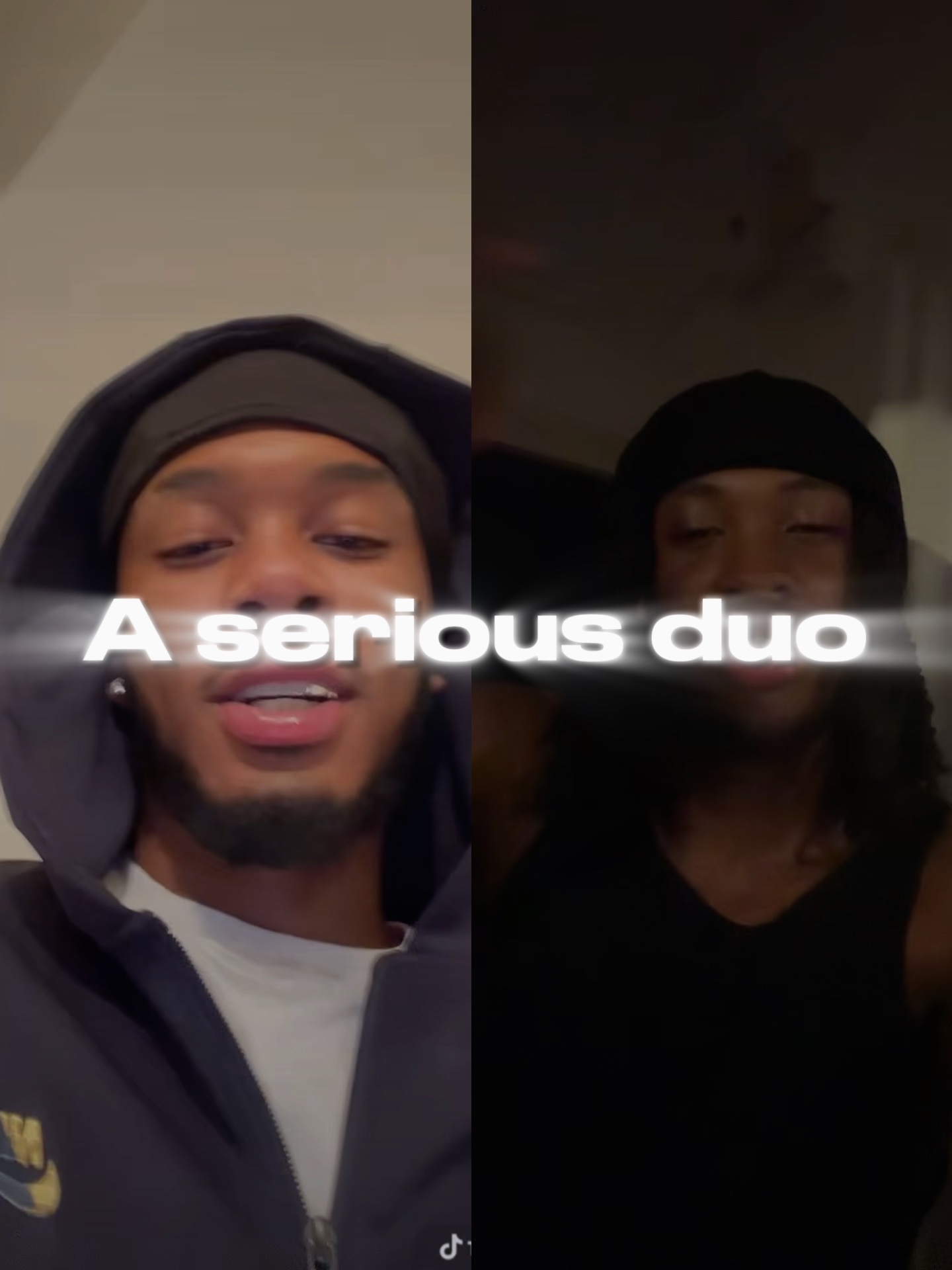 A serious duo