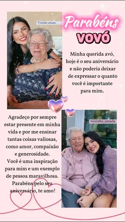 Parabéns vovó 