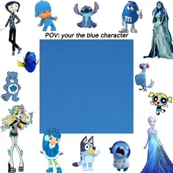 Blue character
