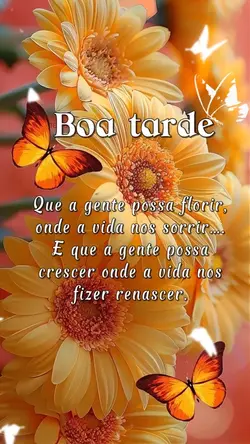 Boa tarde 🦋
