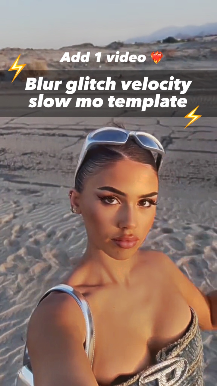 Velocity blur glitch