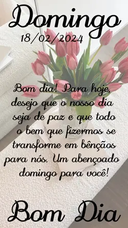 Bom dia 