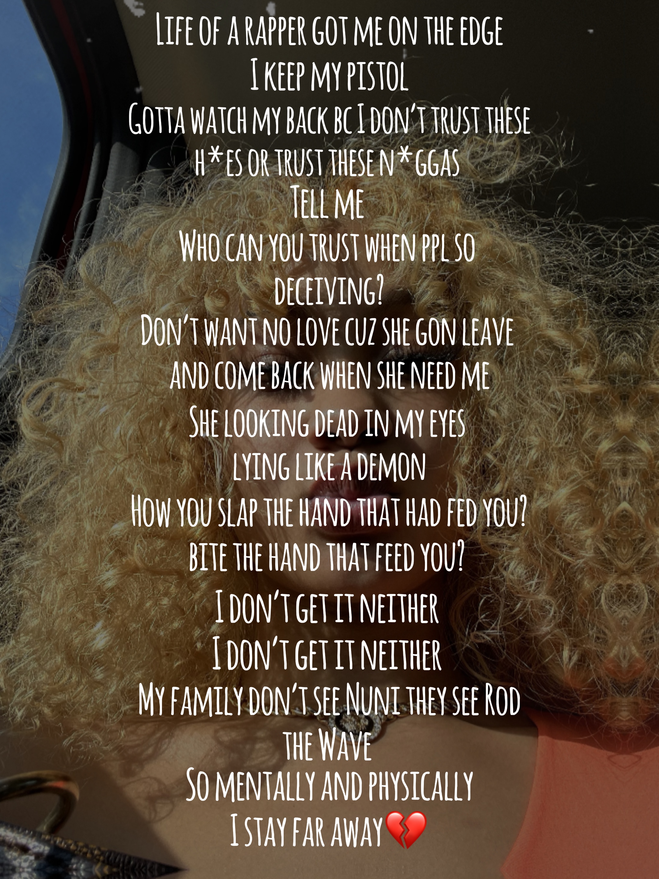 Losing my cool💔