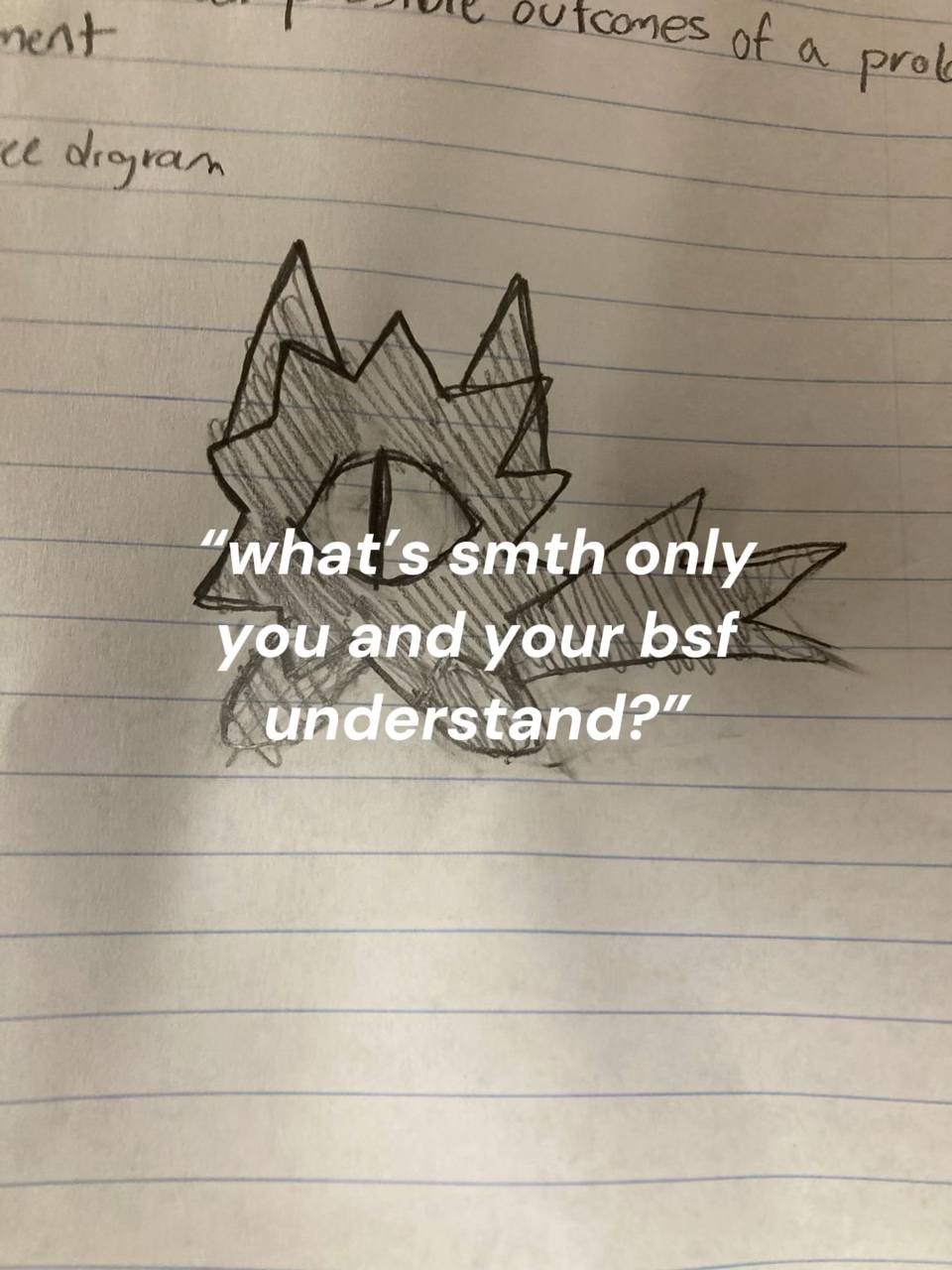 Try and guess tho