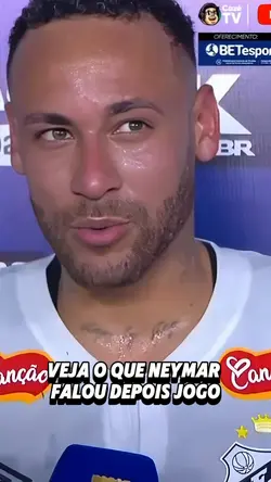 Ney foi sincero 
