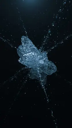 water explosion