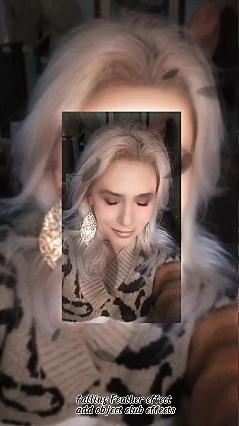 Black feather effect
