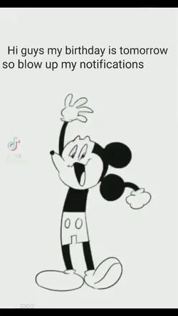 Tomorrow is my bday