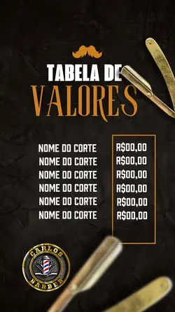 Tabela de preço 