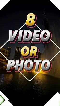 8 video or photo 