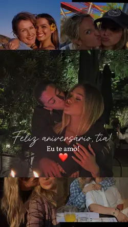 Aniversário, tia 🎈🥹