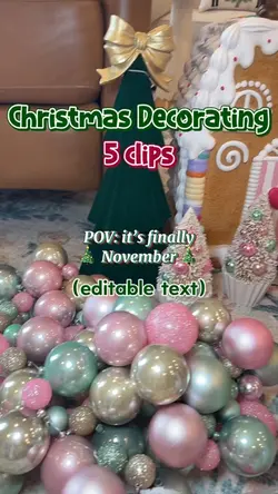 Christmas decorating