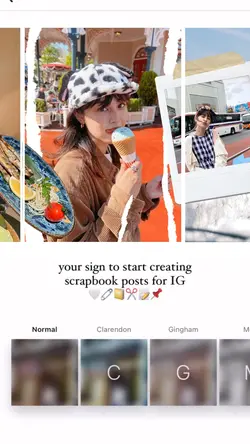 Instagram風コラージュ

