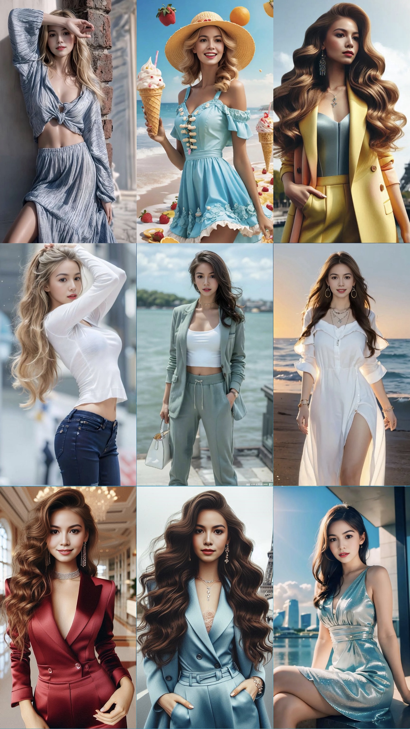 9 fotos collage 