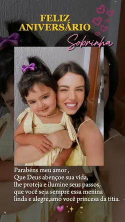 feliz vida sobrinha