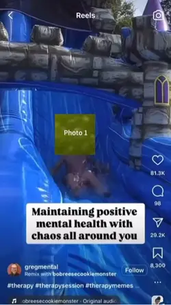 Peaceful water slide