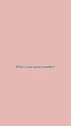 jersey numbers‼️