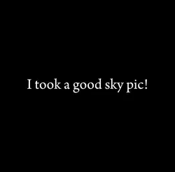 Sky pic!