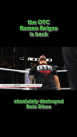 Roman Reigns is back