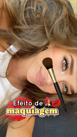 Efeito de maquiagem 