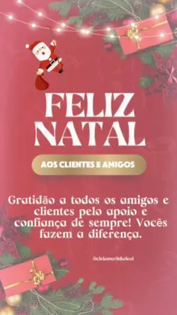 Cartão de natal 
