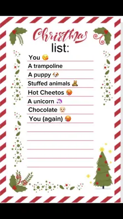My Christmas list 🫶🫰🏻