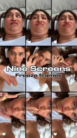 Freeze frames effect