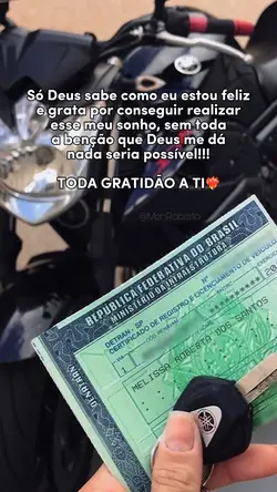 Sonho realizado!❤️🙏