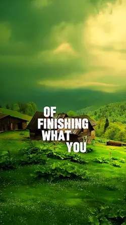 Finish strong 